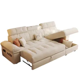 Marius Scratch Resistant Storage Sofa Bed