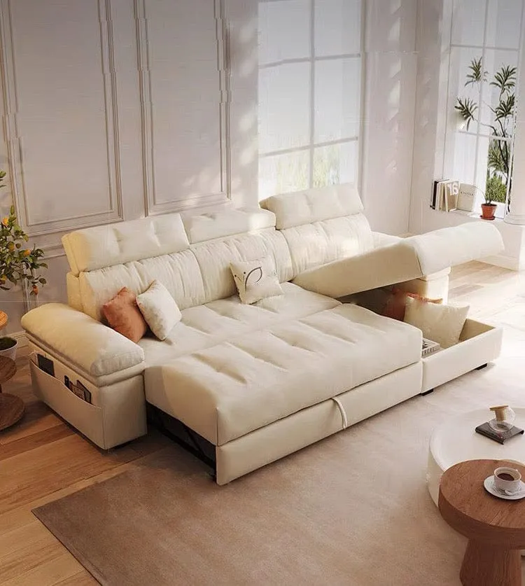 Marius Scratch Resistant Storage Sofa Bed