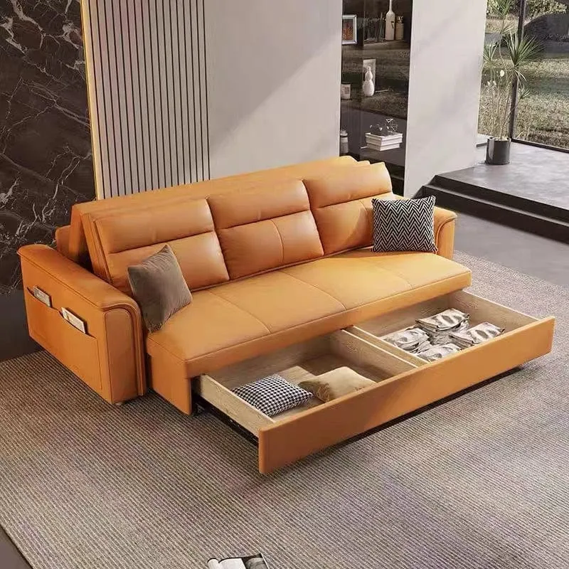 Melson Electric Motorized Leather Sofa Bed