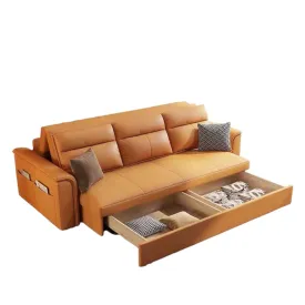 Melson Electric Motorized Leather Sofa Bed
