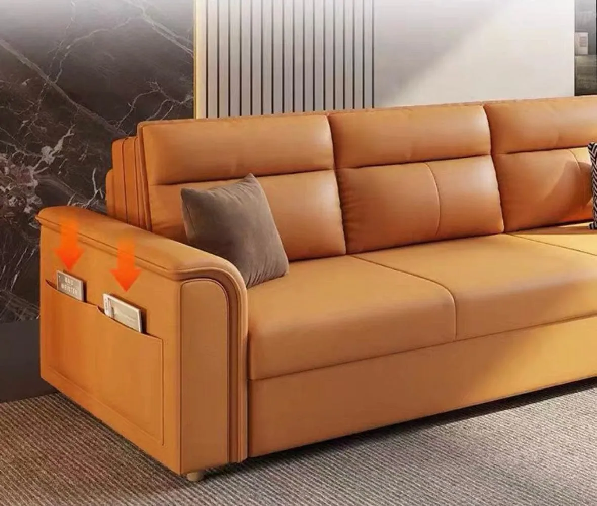 Melson Electric Motorized Leather Sofa Bed