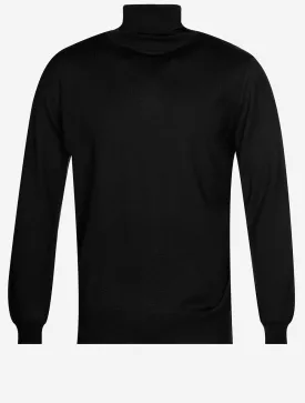Merino Turtle Neck Black
