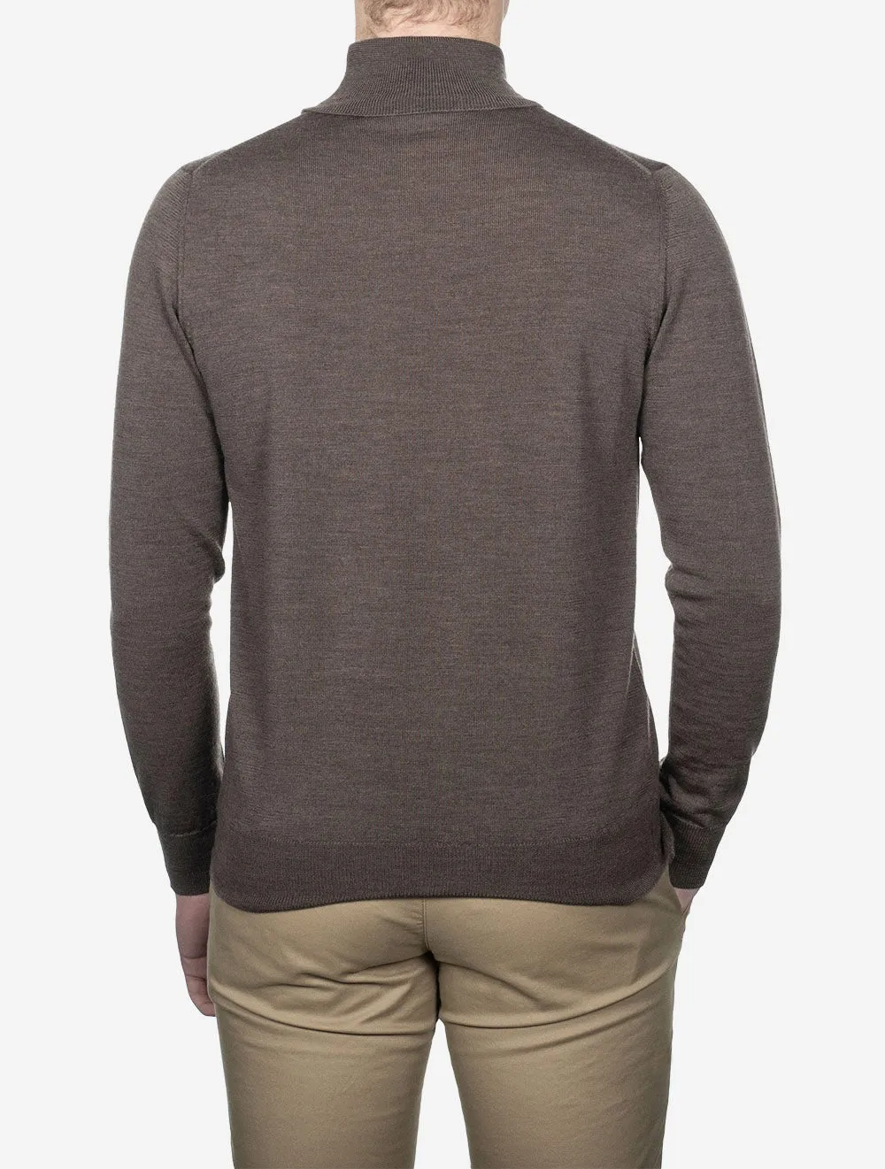 Merino Turtle Neck Chestnut
