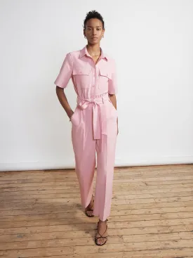 Mika Pink Tailored Jumpsuit