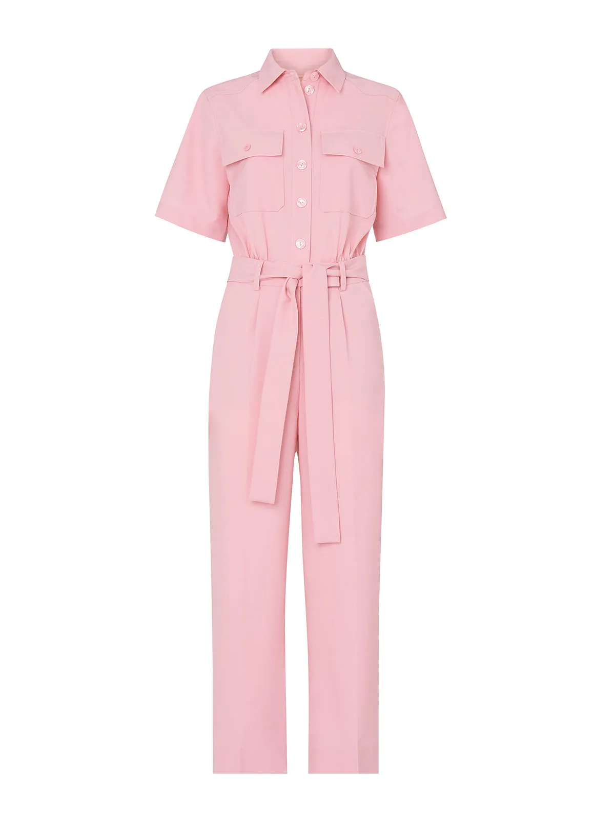 Mika Pink Tailored Jumpsuit