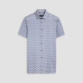 Milo Palm Trees Print OoohCotton Short Sleeve Shirt