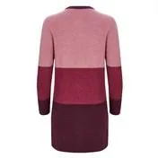 Morello Boiled Wool Colour Block Cardigan