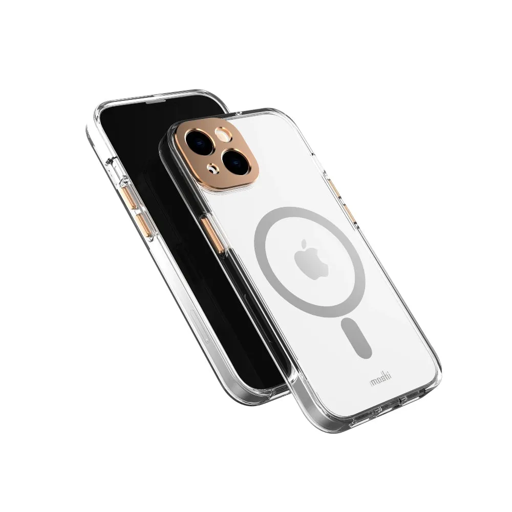 MOSHI iPhone 14 - iGLAZE Case with MagSafe & Cam Cover - Gold