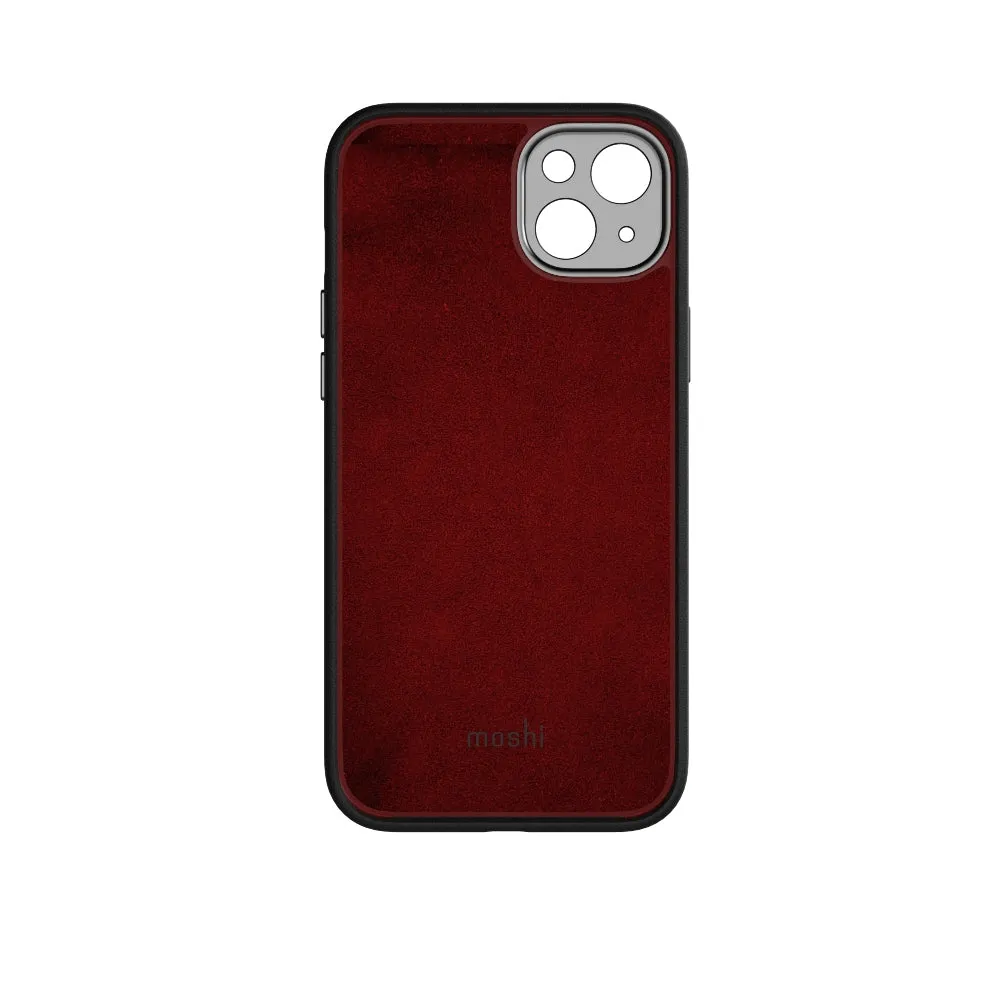 MOSHI iPhone 14 Plus - Napa Case with MagSafe & Cam Cover - Black