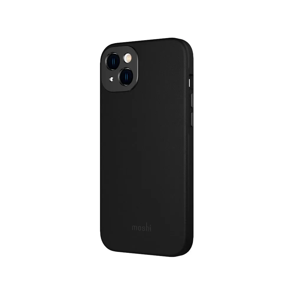 MOSHI iPhone 14 Plus - Napa Case with MagSafe & Cam Cover - Black