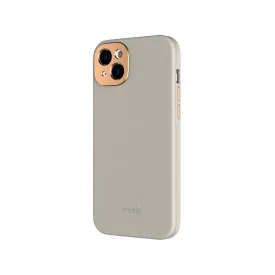 MOSHI iPhone 14 Plus - Napa Case with MagSafe & Cam Cover - Gray