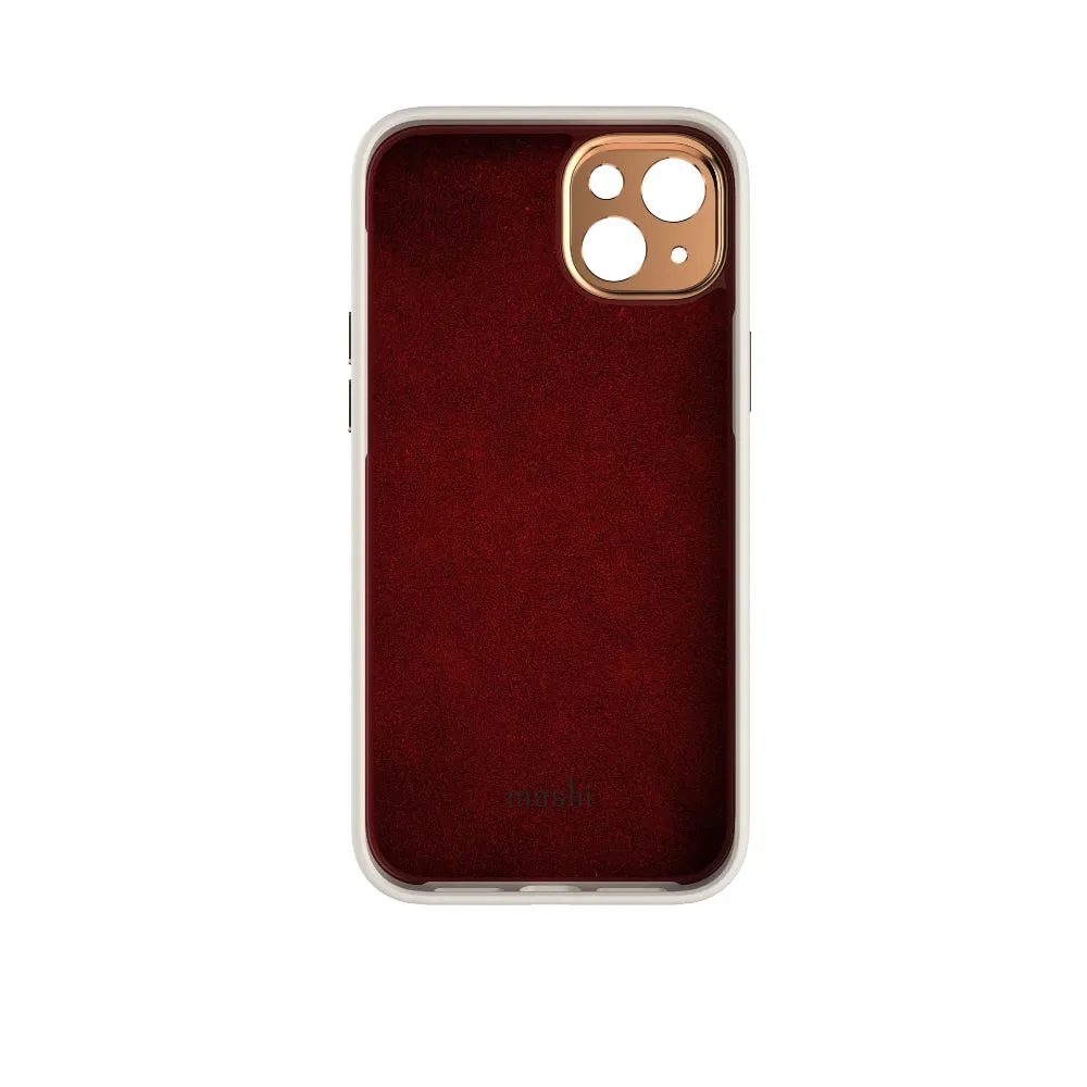 MOSHI iPhone 14 Plus - Napa Case with MagSafe & Cam Cover - Gray