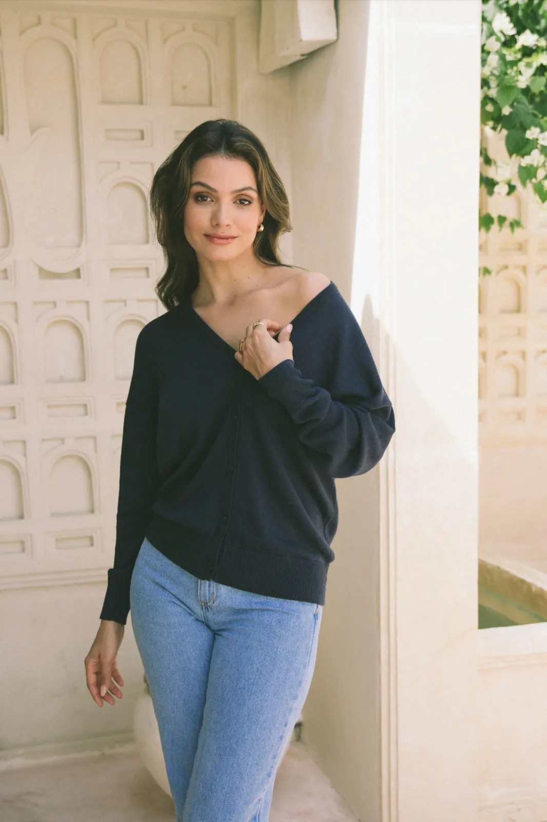 Neutral Riviera Cardigan