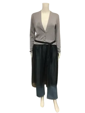 Nic   Zoe Cardigan Sweater Maxi Organza Size: S