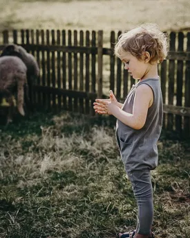 ONESIE THE SIMPLE FOLK LEAD GREY