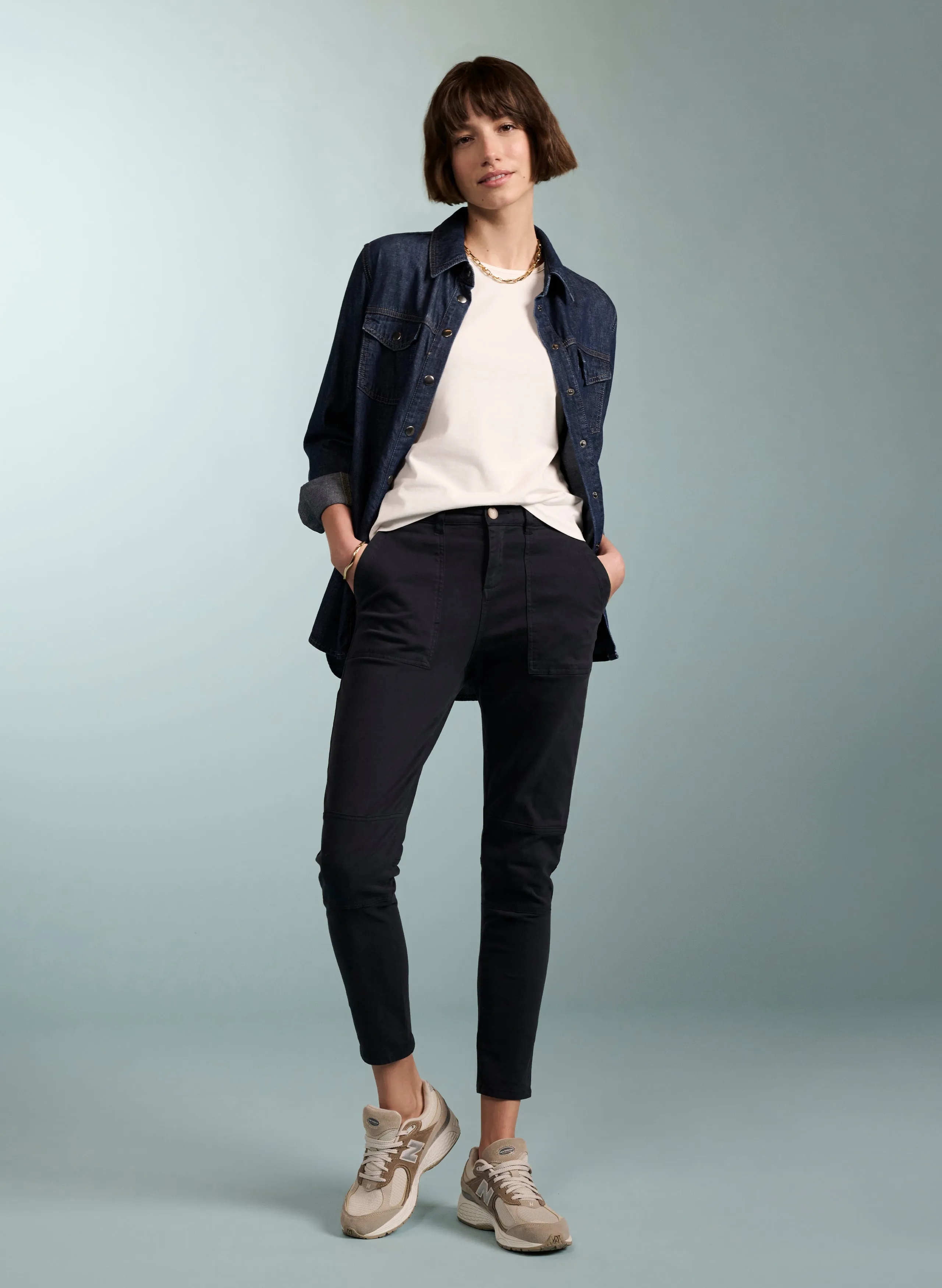 Oralie Organic Cotton Cargo Pant