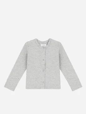 Organic Cotton Cardigan | Grey