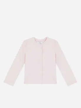 Organic Cotton Cardigan | Pink