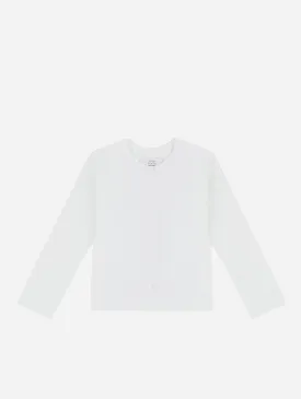 Organic Cotton Cardigan | White