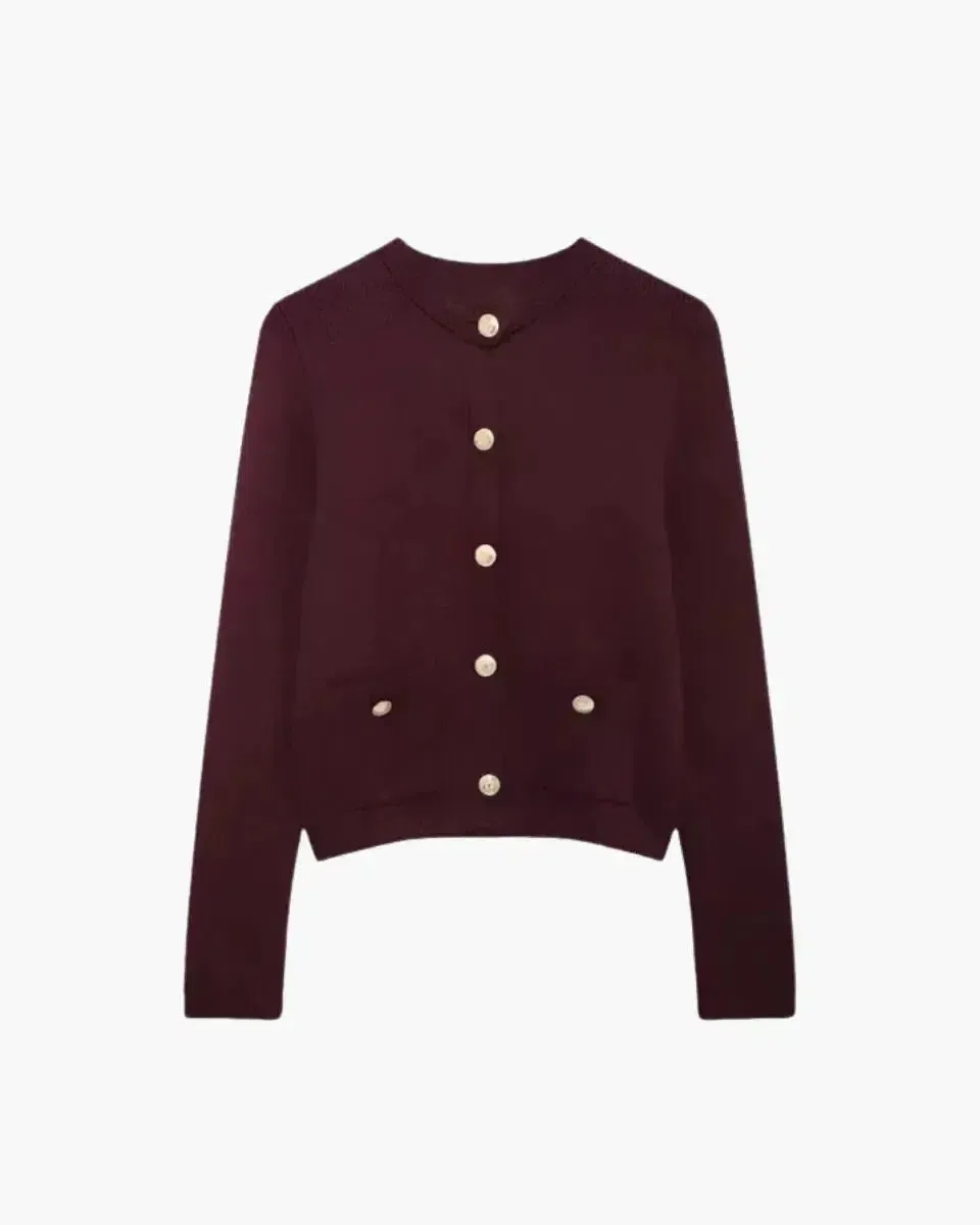 Orleane – Solid pattern – Knit cardigan