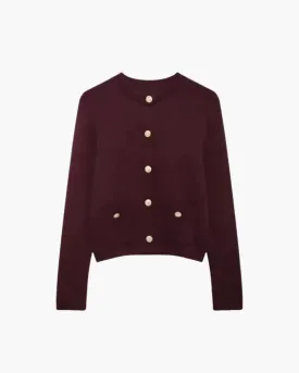 Orleane – Solid pattern – Knit cardigan