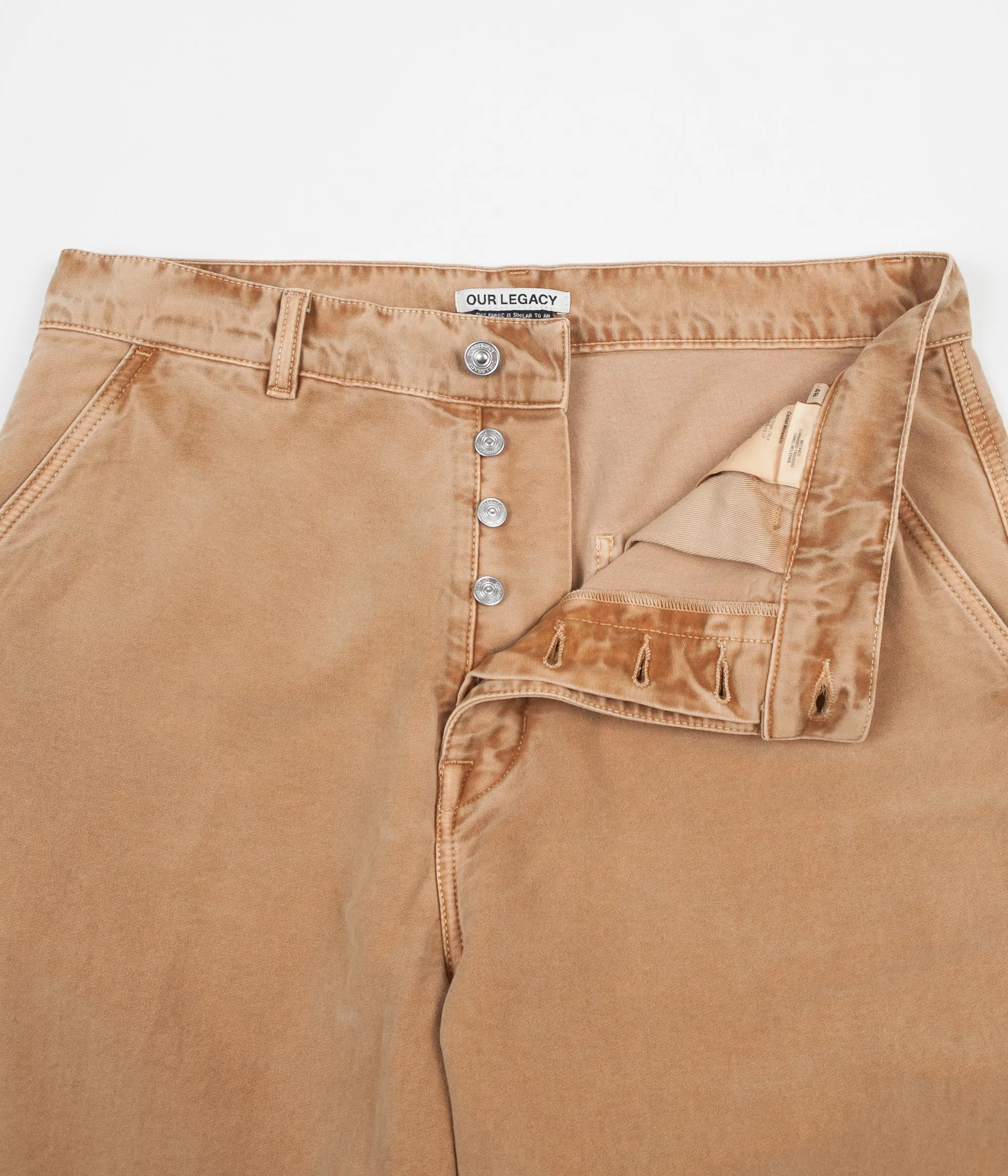 Our Legacy Commando Trousers - Camel Moleskin