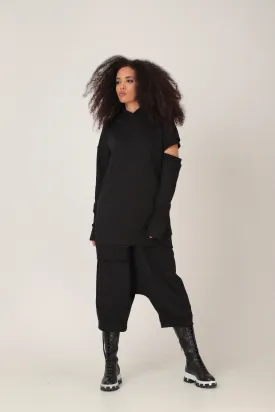 Oversized cropped harem trousers - DIRMA