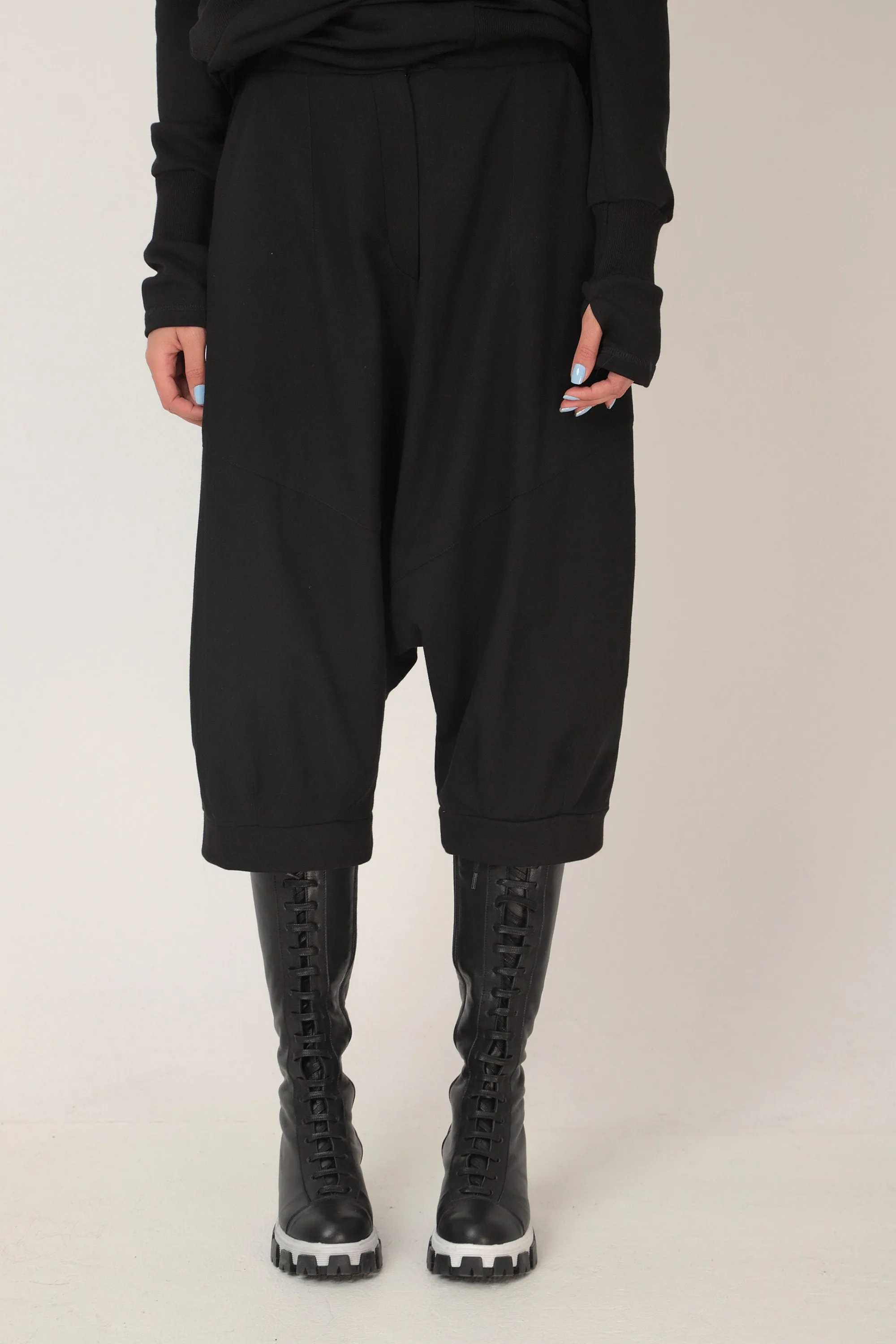 Oversized cropped harem trousers - DIRMA
