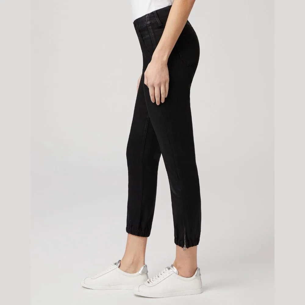 PAIGE Mayslie Jogger - Black Fog Luxe Coating