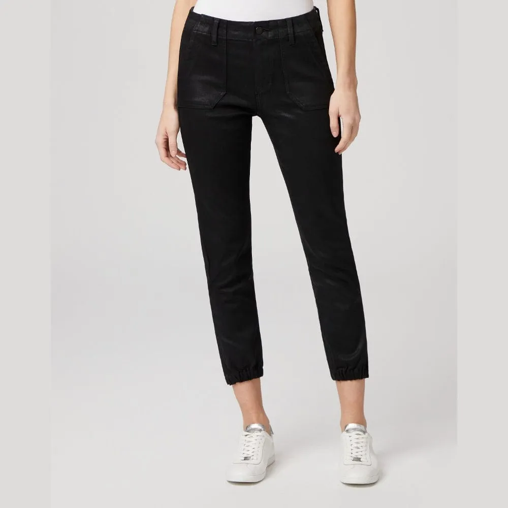 PAIGE Mayslie Jogger - Black Fog Luxe Coating