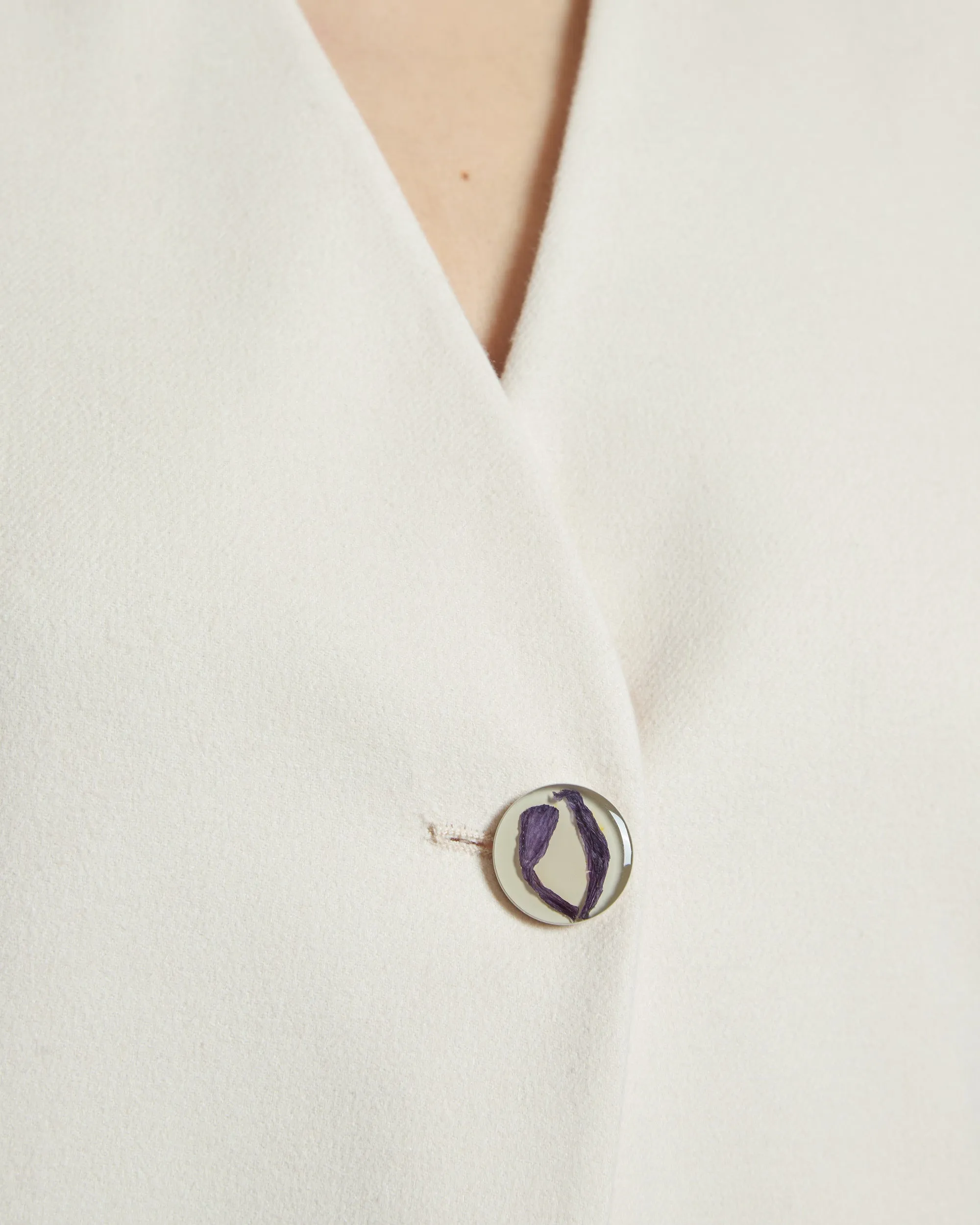 Pink cashmere and silk vest
