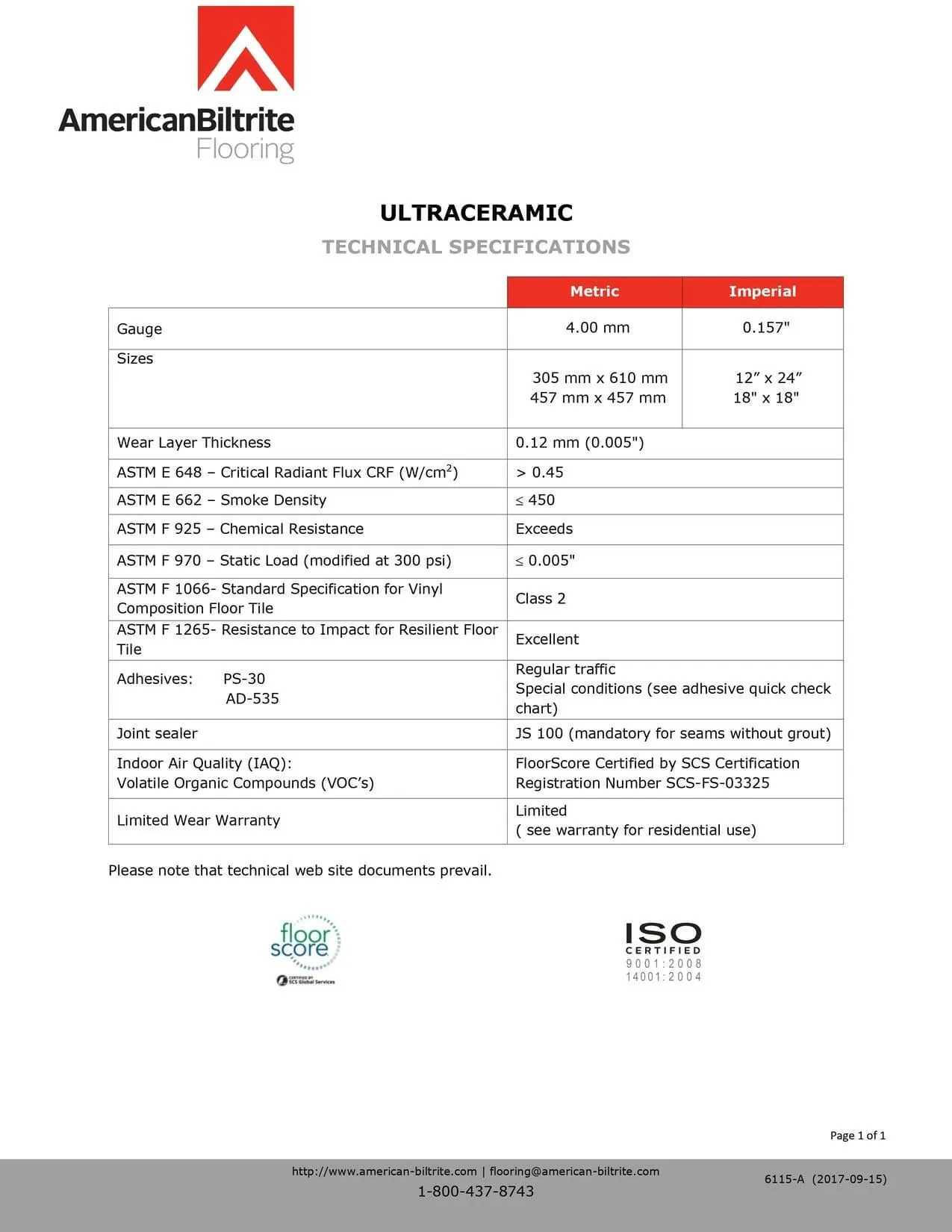 Precious Stone Ivory - Centura Vinyl Tiles 4mm UltraCeramic