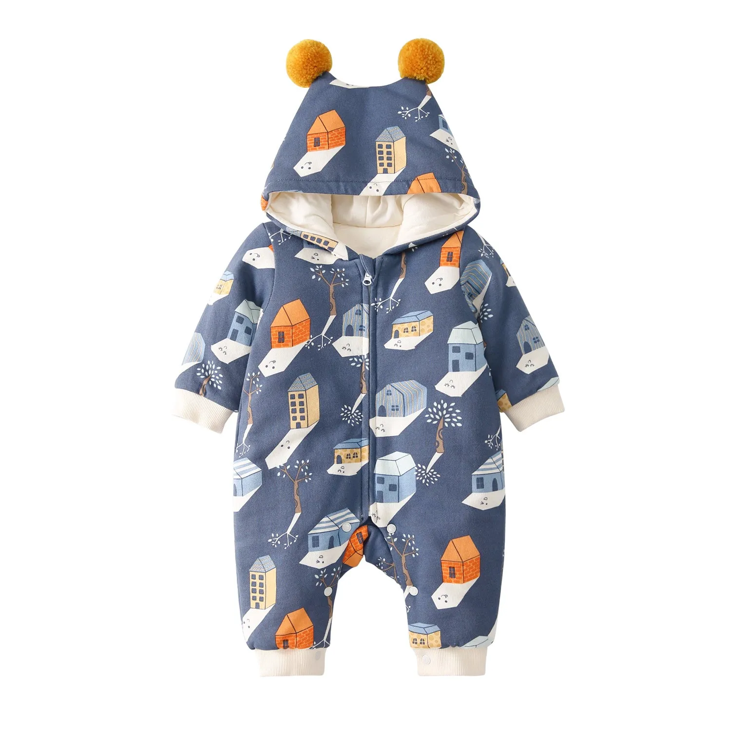 Pureborn Cartoon Prints Jumpsuits