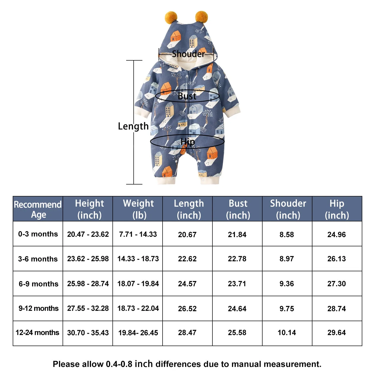 Pureborn Cartoon Prints Jumpsuits