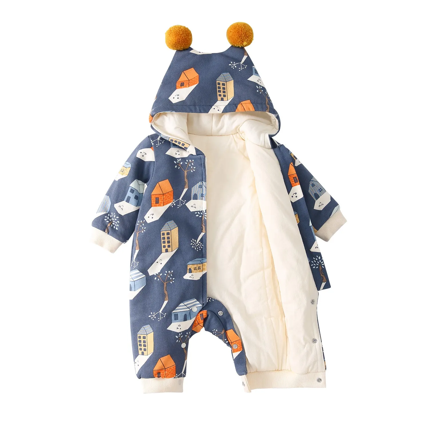 Pureborn Cartoon Prints Jumpsuits
