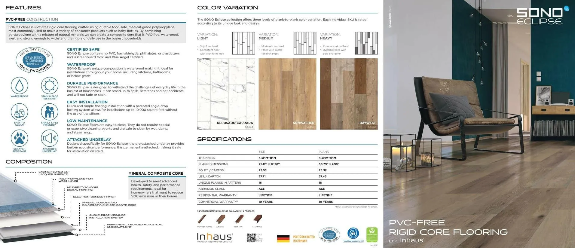 Riverview - SONO Vinyl 5.5mm ECLIPSE WOOD