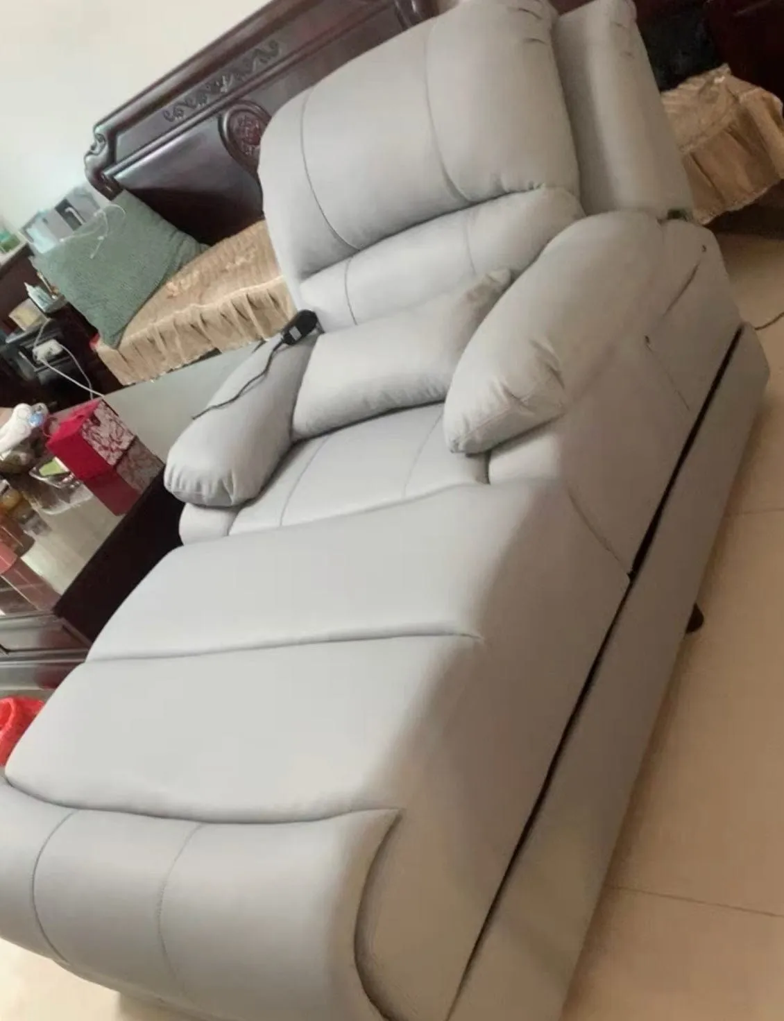 Rodeo Scratch Resistant Electric Recliner Lounge Sofa Bed