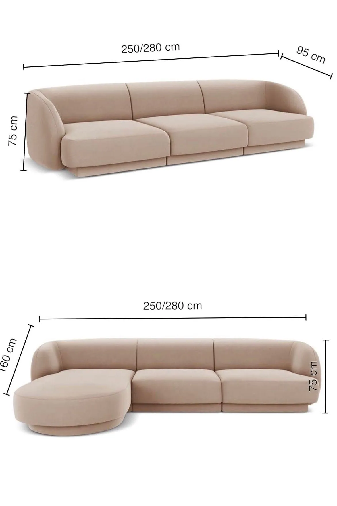 Roselle Scratch Resistant Sectional Sofa