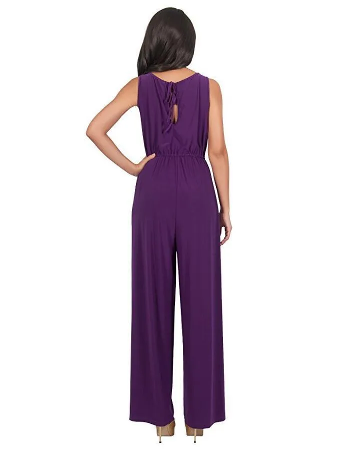 SIMPLE SPLIT JUMPSUIT