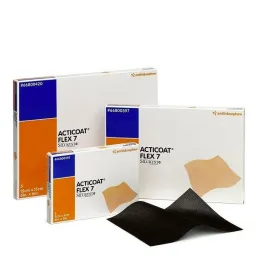 Smith & Nephew 66800395 Acticoat Flex 7 Antimicrobial Barrier Dressing 5cm x 5cm