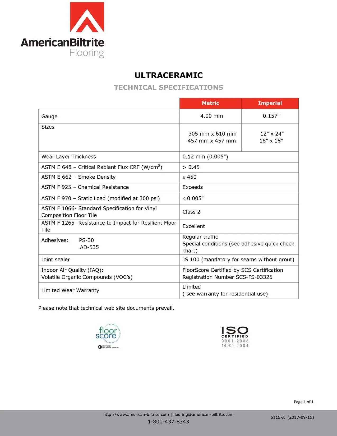 Spa Marble Warm Grey - Centura Vinyl Tiles 4mm UltraCeramic