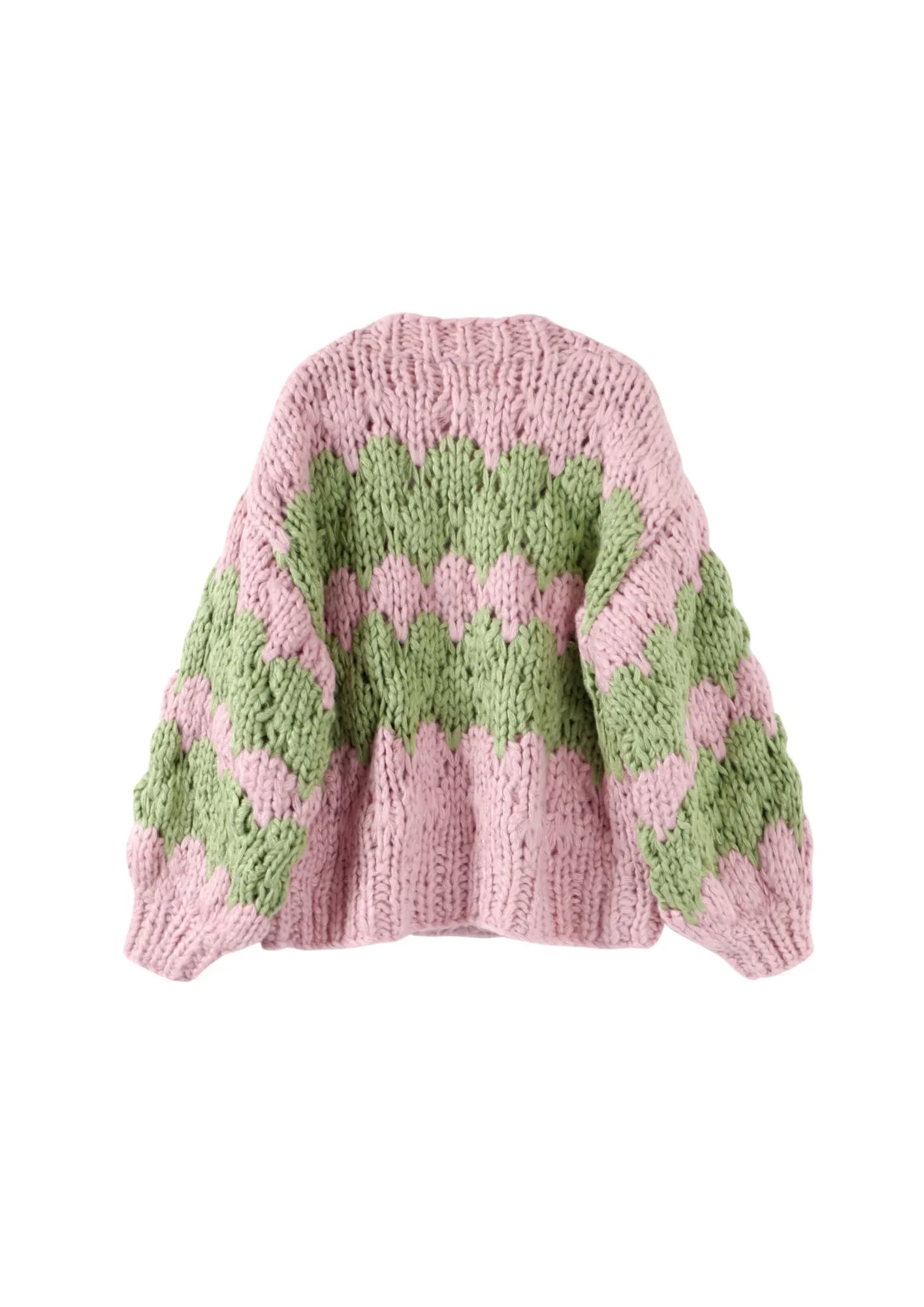 Strawberry Matcha Hugs and Kisses Cardigan