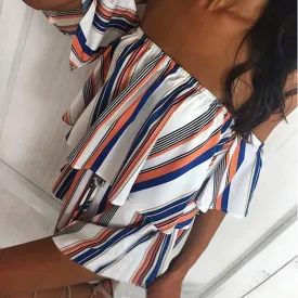 Stripe Prints Jumpsuit