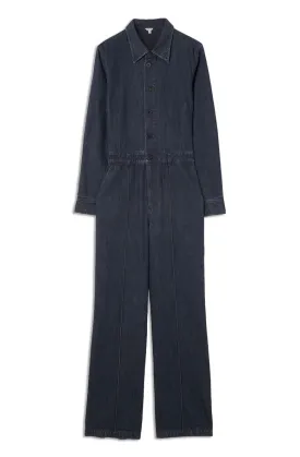 Tailored Denim Jumpsuit