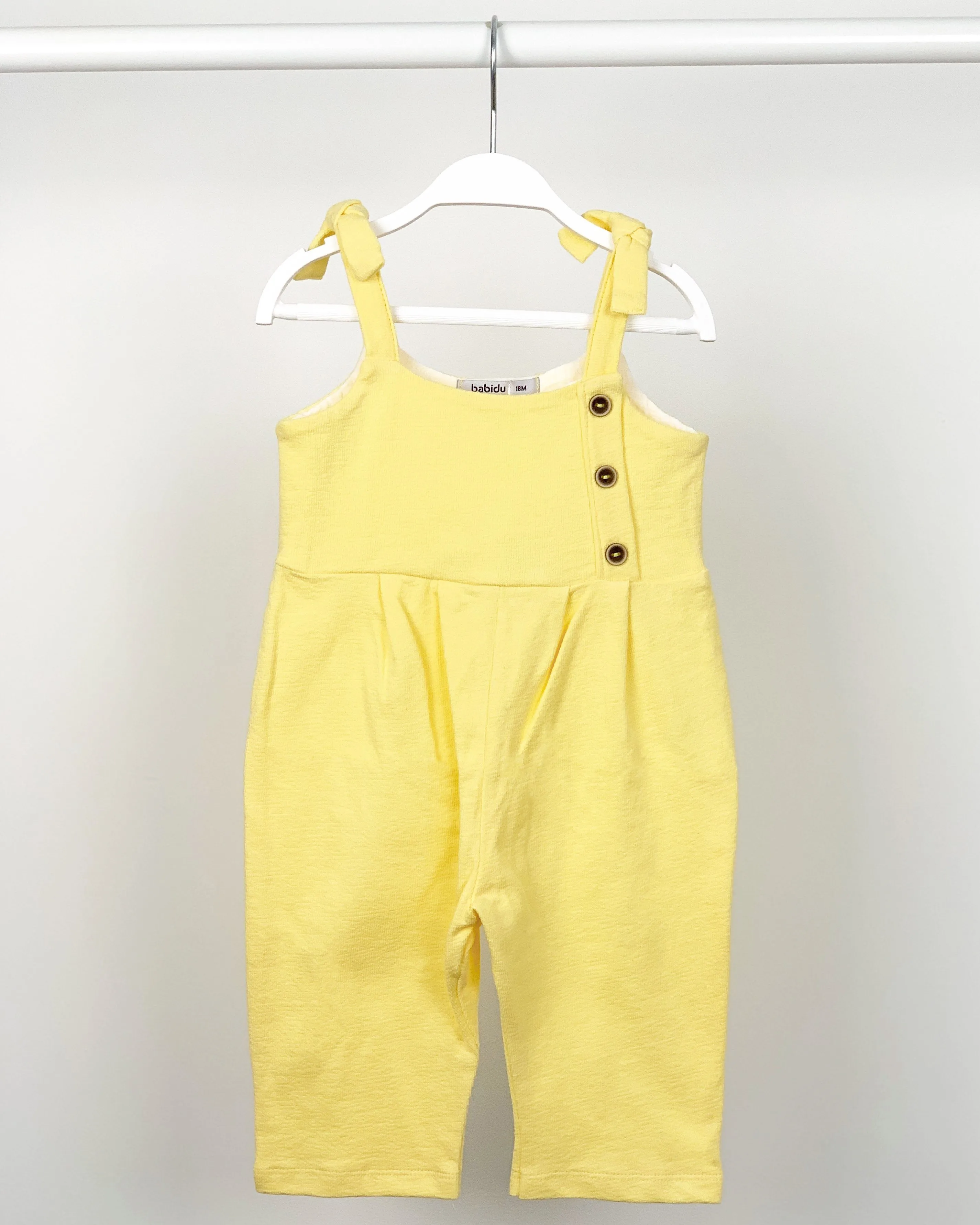 Terry Towelling Lemon Jumpsuit