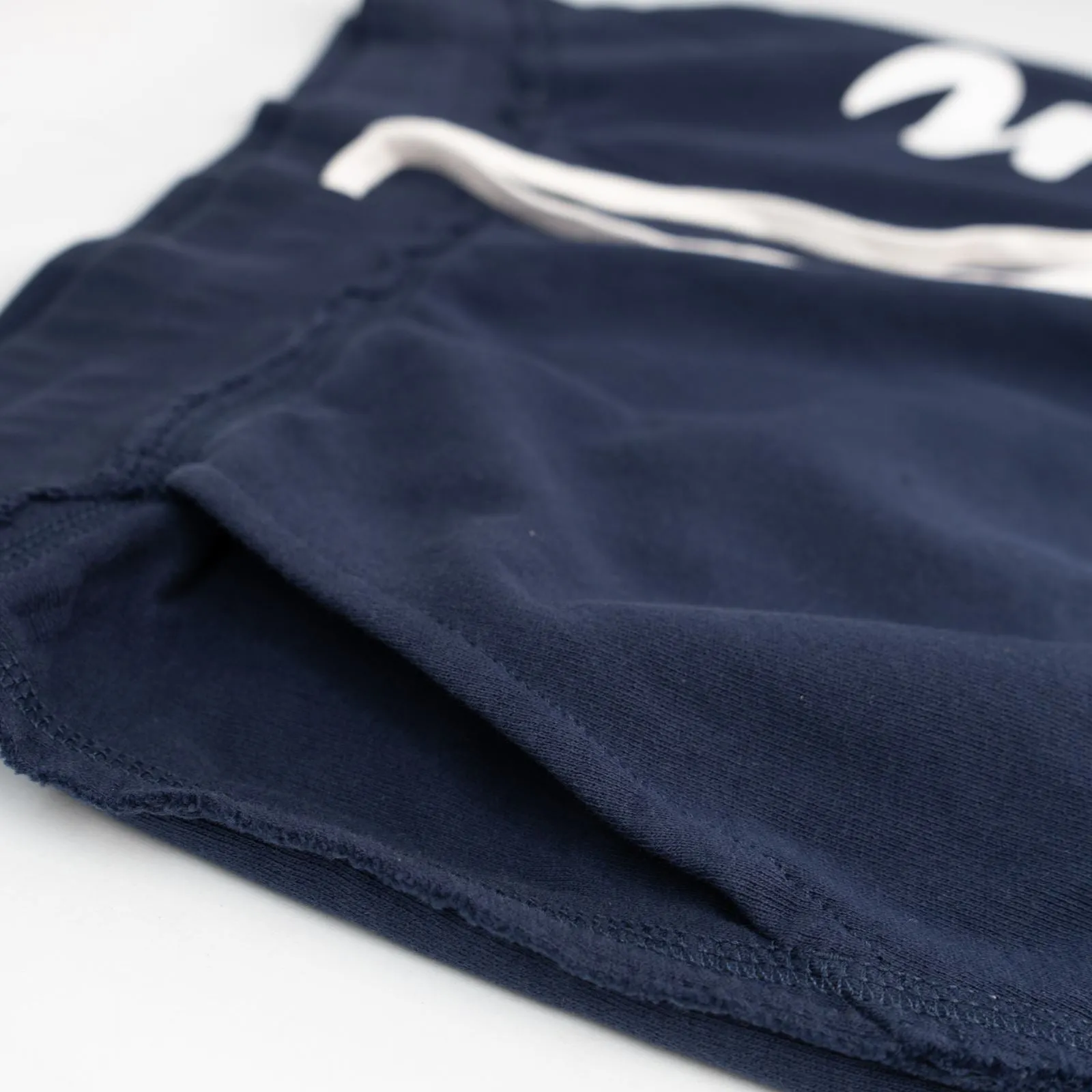True Religion Mens Joggers Navy Blue Printed Logo on Leg