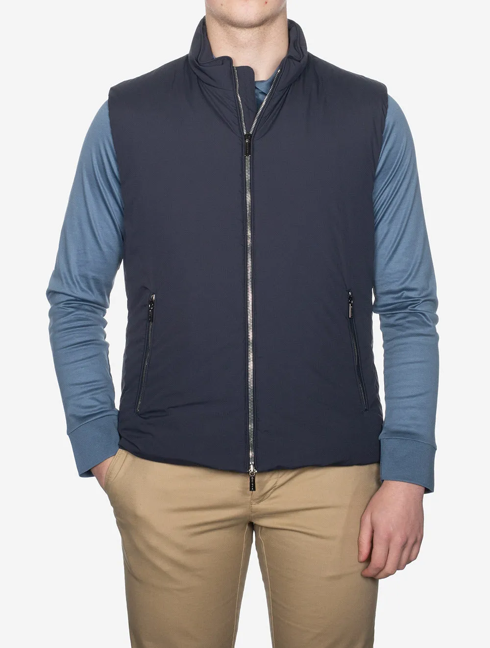 Vest Full Zip Navy