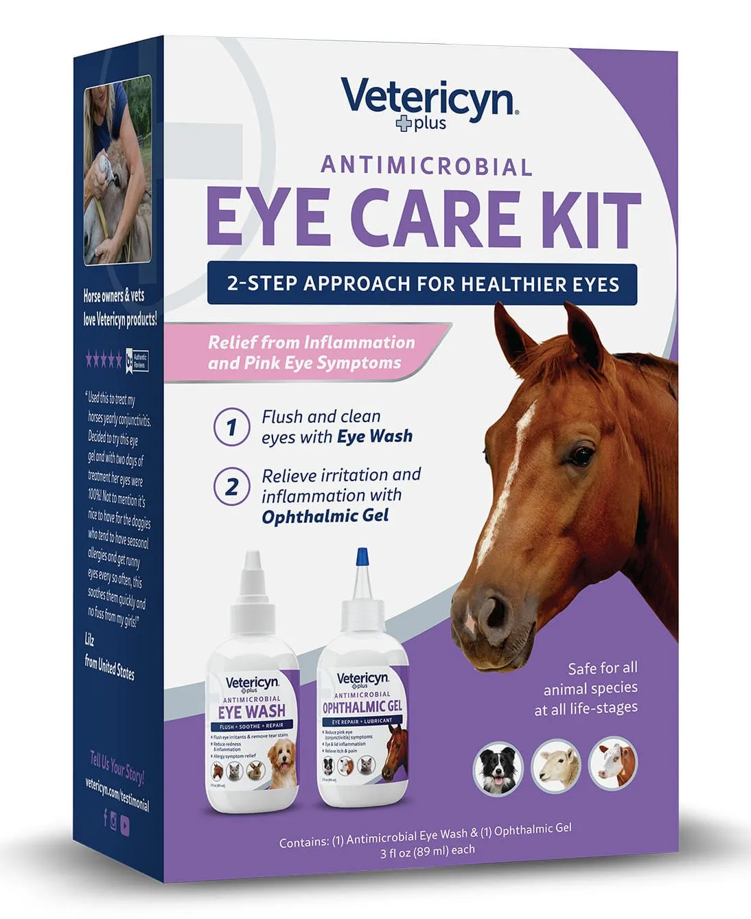 Vetericyn Plus Antimicrobial Eye Care Kit