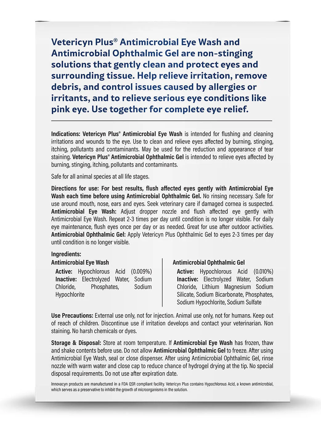 Vetericyn Plus Antimicrobial Eye Care Kit