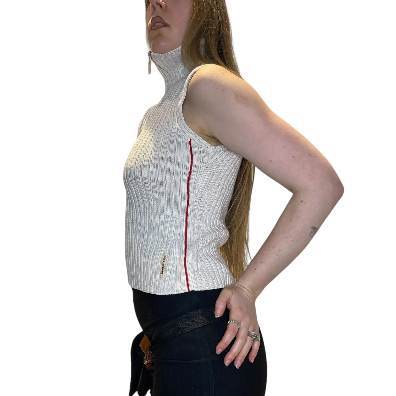 Vintage Sleeveless Turtleneck Knit (S/M)